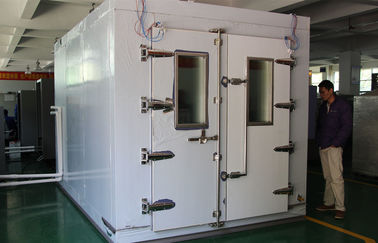 LED Touch Screen Walk-In Chamber , Water Cooled Climatic Test Chamber